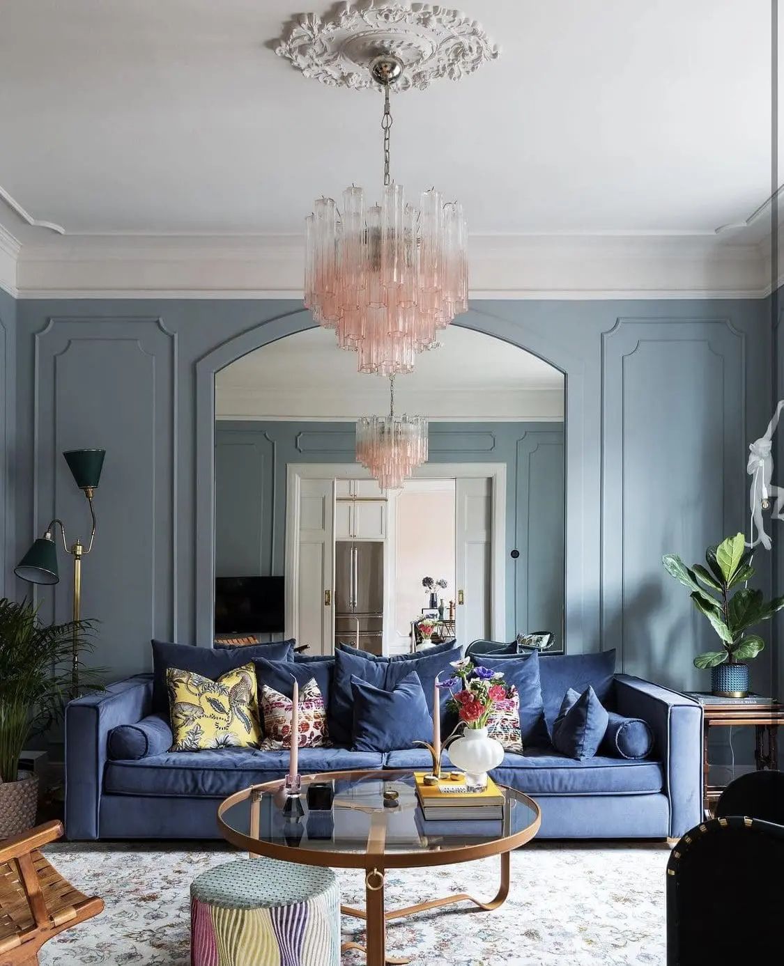 36 tubes murano chandelier