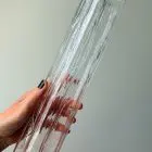 Murano Chandelier Tube Shaded Pink Cherry Vintage Interior-2