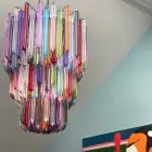 Murano Chandelier - 184 prisms - Multi