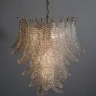 Murano Lysekrone - 52 glas - klar