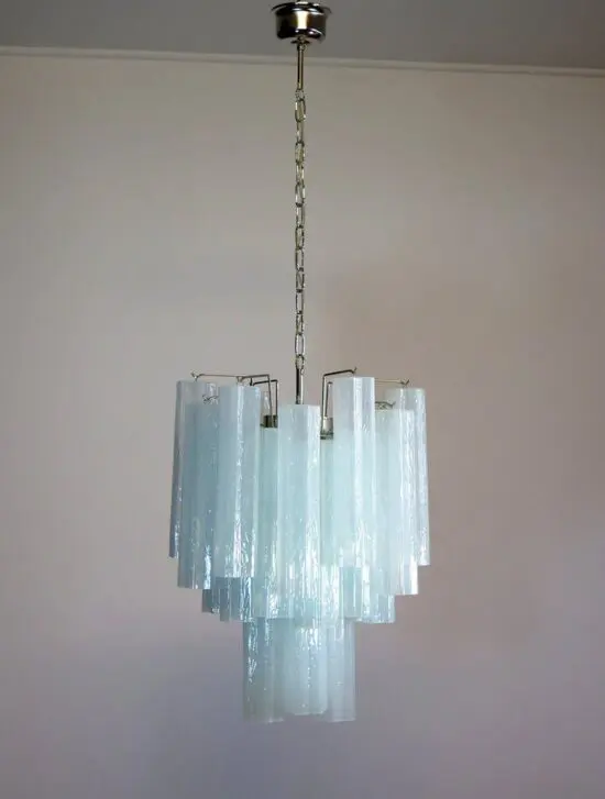 Murano Lysekrone - Opal - 30 tuber