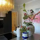 Murano chandelier - 36 tubes - smoked