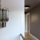 Murano chandelier - 107 prisms - Smoked / Transparent