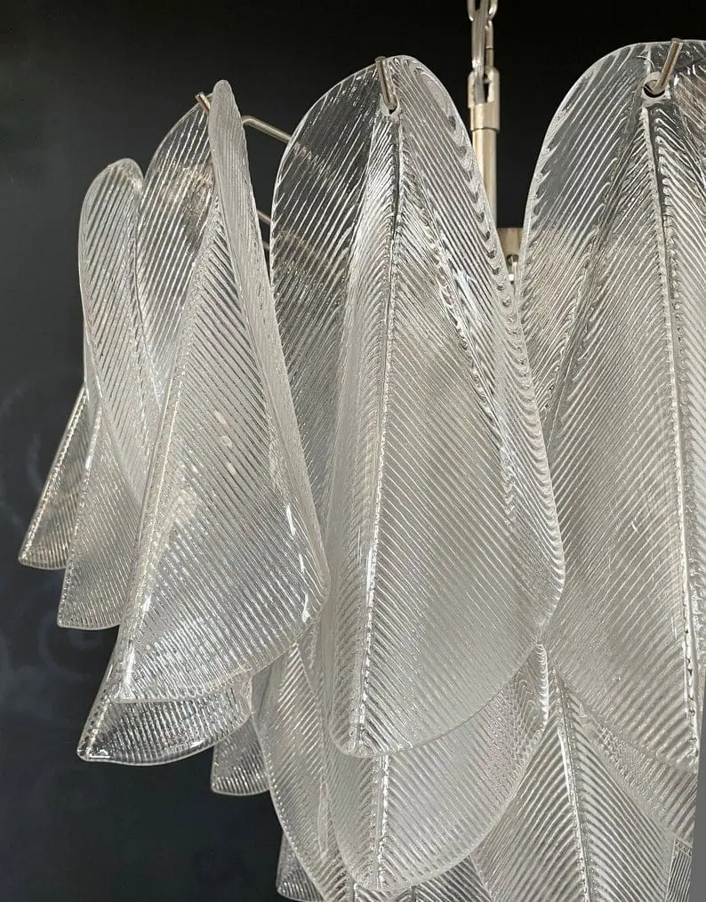Murano ljuskrona - Rondini - 41 glasblad - Klar