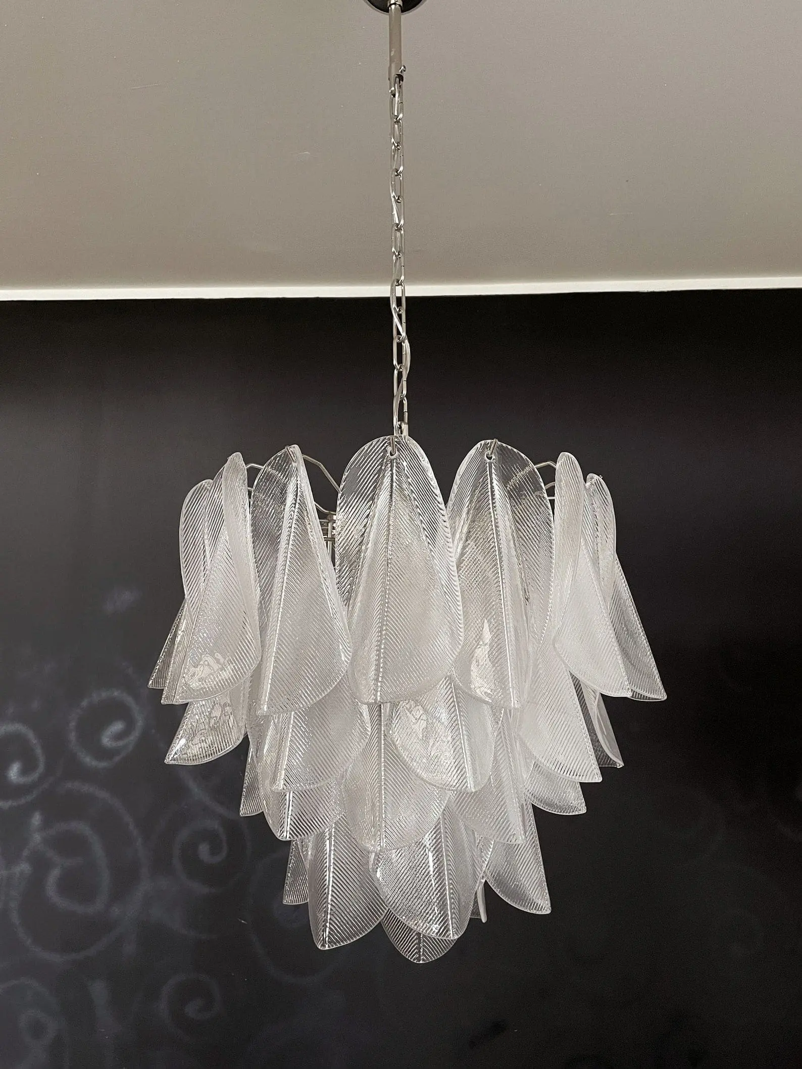 Murano ljuskrona - Rondini - 41 glasblad - Klar