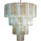 Murano chandelier - 78 tubes - Multicolored