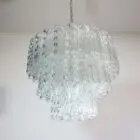 Murano Chandelier - 52 tubes - Transparent