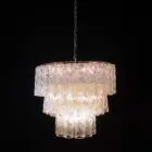 Murano Chandelier - 52 tubes - Transparent