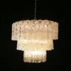 Murano Chandelier - 52 tubes - Transparent