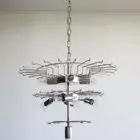 Murano Chandelier - 52 tubes - Transparent