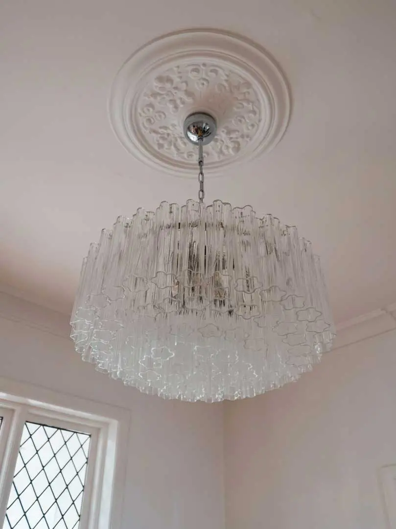 Murano Chandelier  101 tubes  Transparent
