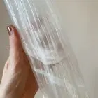 Murano white Alabaster glass tubes