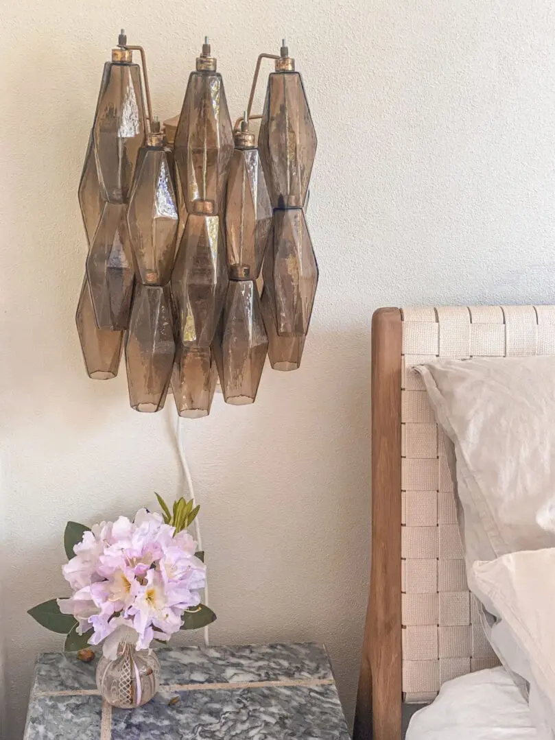 Murano - Wall lamp - Poliedri - Smoked