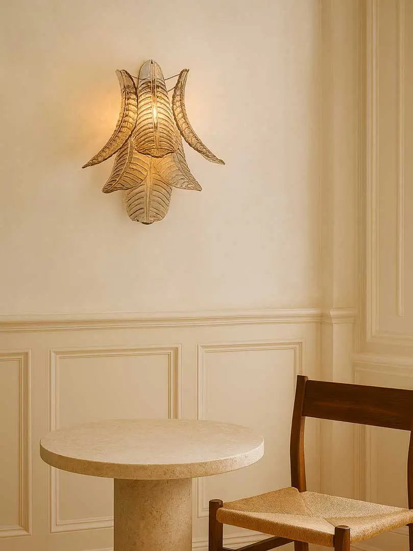 Murano Wall lamp Felci Smoked