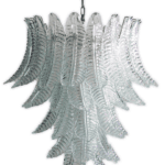 Murano ljuskrona - 52 glasblad - klar