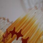 Murano chandelier - Viennetta - 114 prisms - Amber