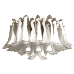 Murano taklampa - 64 kronblad - redo
