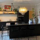 Murano chandelier - 36 tubes - smoked