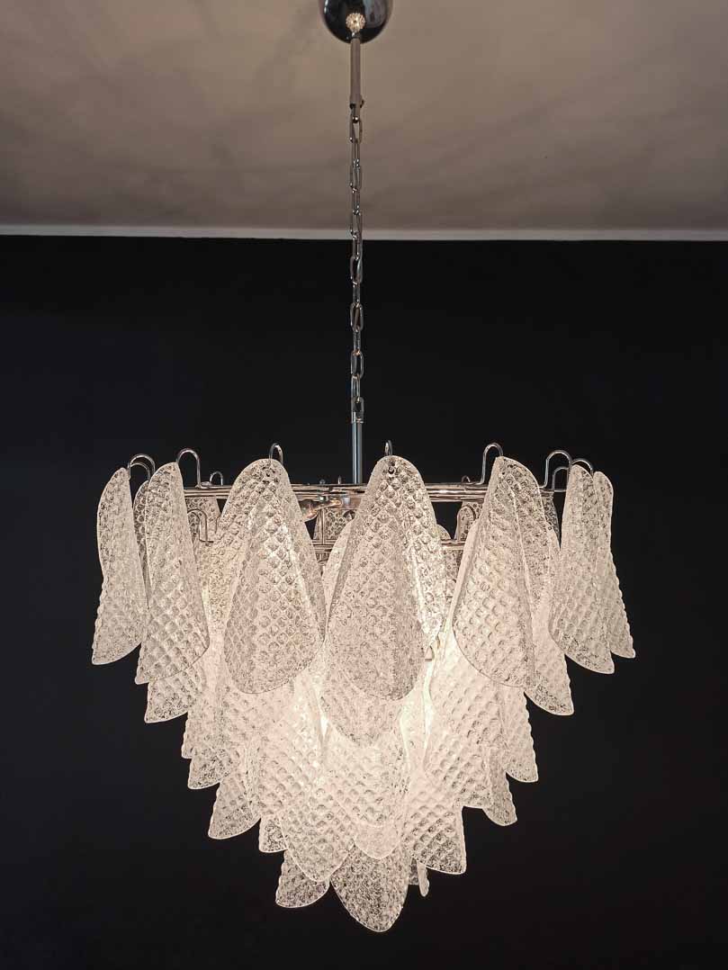 Murano chandelier - 57 Rondini - Granigliar - Transparent