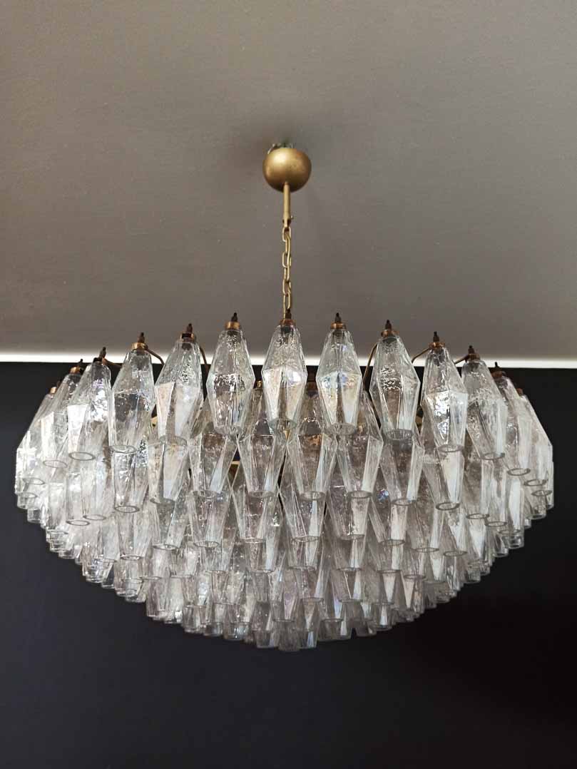 Murano chandelier - Poliedri - 185 glass - Iridescent