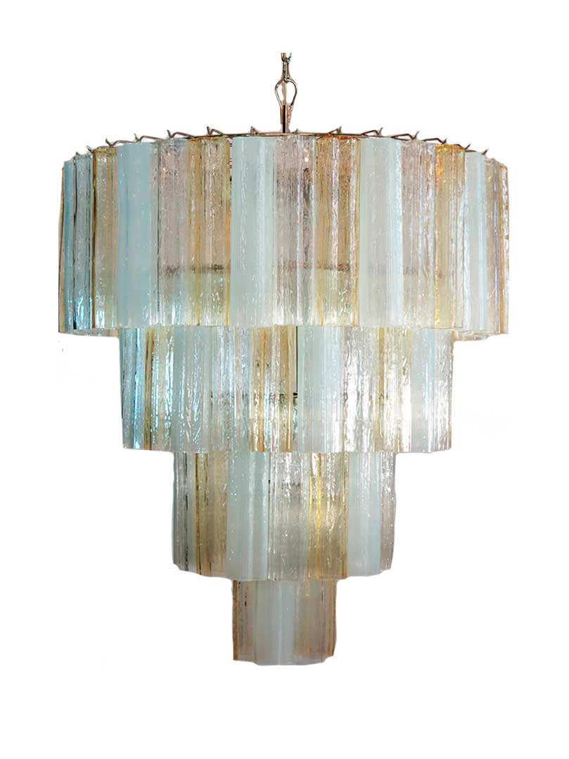 Murano chandelier - 78 tubes - Multicolored
