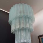 Murano chandelier - 52 tubes - Opal