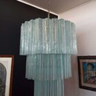 Murano chandelier - 52 tubes - Opal