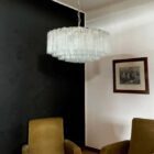 Murano chandelier - 101 tubes - Transparent