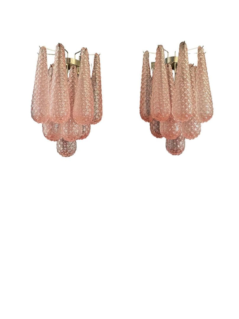 Murano - Wall lamps - Cone - Pink