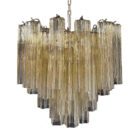 Murano chandelier - 36 tubes - Amber