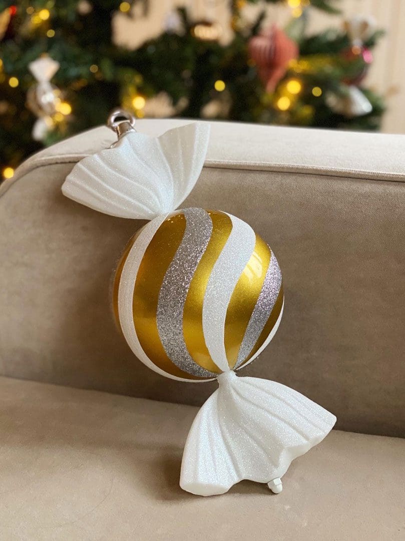 Julepynt – Slik – Guld – 33 cm