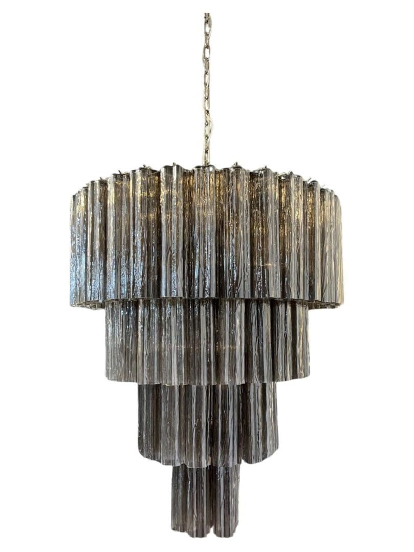 Murano Chandelier - 78 tubes - Smoked
