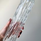 Murano Chandelier Tectured Transparent Cherry Vintage Interior