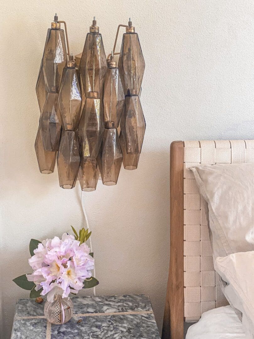 Murano - Wall lamp - Poliedri - Smoked