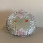 Vintage murano mirror glass flowers