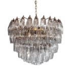 Murano Chandelier - Poliedri - 111 glass - Transparent